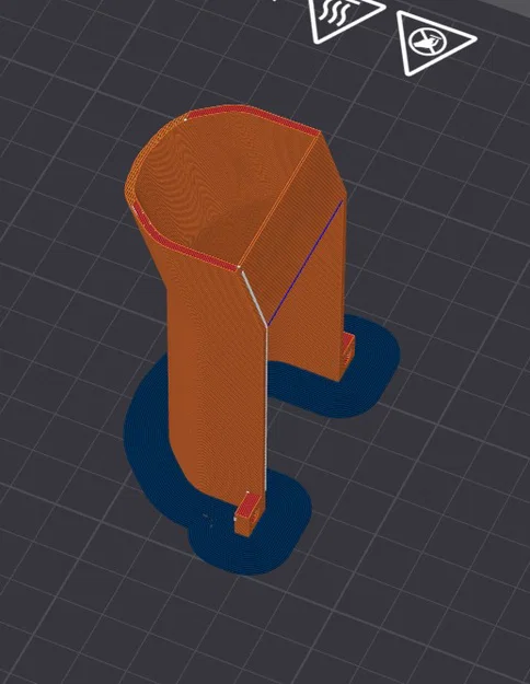 Ống dẫn rác thải nhựa (poop chute) cho máy in 3D Flashforge AD5X - Image 1