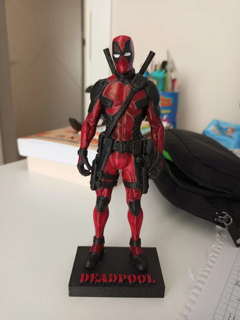 Đế trưng bày mô hình Deadpool in 3D cực chất và chắc chắn - Image 1