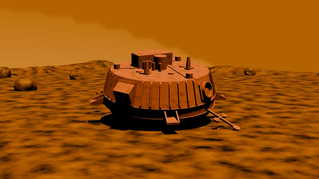 Mô hình tàu vũ trụ Huygens - Image 1