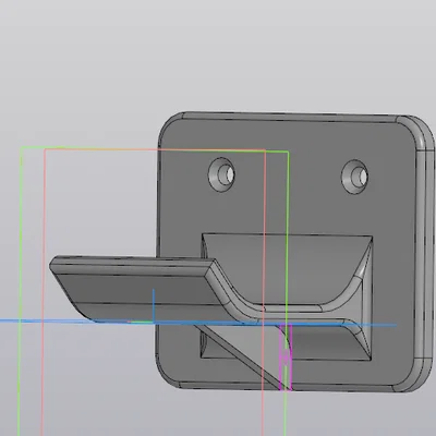 Mẫu móc treo túi xách 3D treo tường bền chắc