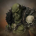 Bloodbound Realms – Orc – Chiến binh rìu hai tay, Kẻ tàn phá vùng đất tro tàn (Mô hình STL 3D) - Thumbnail 4