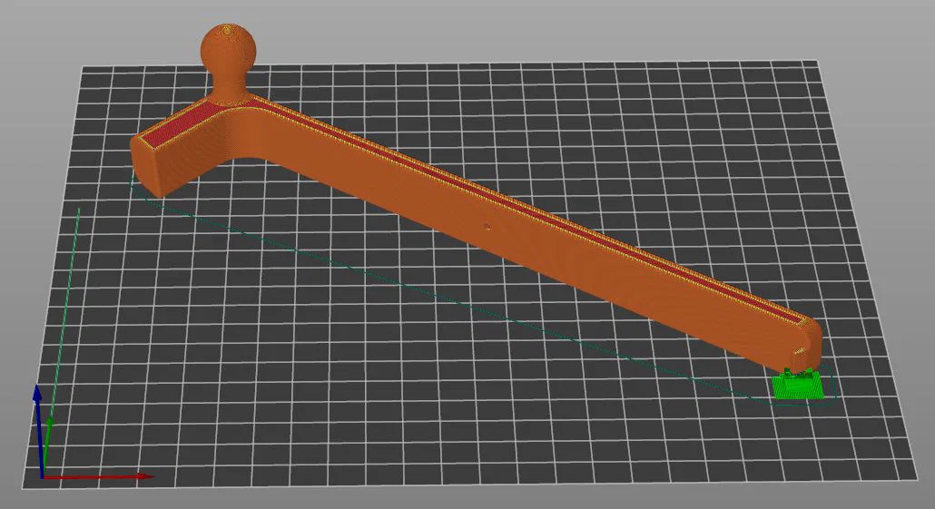 Tay gắn điện thoại 3D cho Mercedes V-Class (đầu bi 17mm) - Image 1