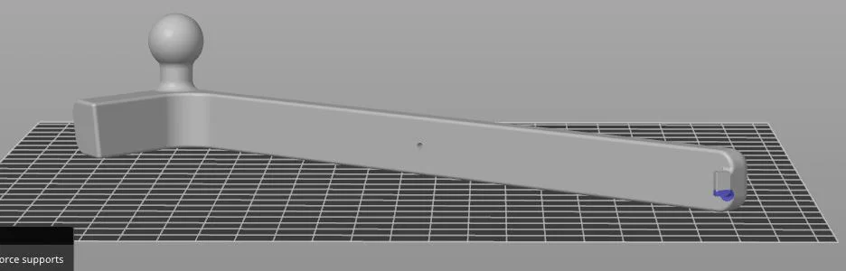 Tay gắn điện thoại 3D cho Mercedes V-Class (đầu bi 17mm) - Image 7