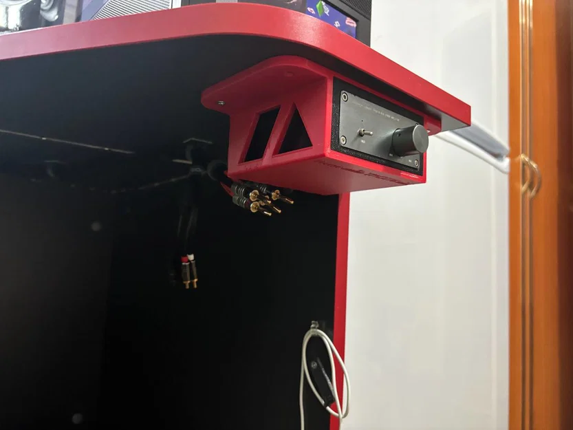 Giá treo âm ly HiFi BA100 dưới mặt bàn tiện lợi - Image 1