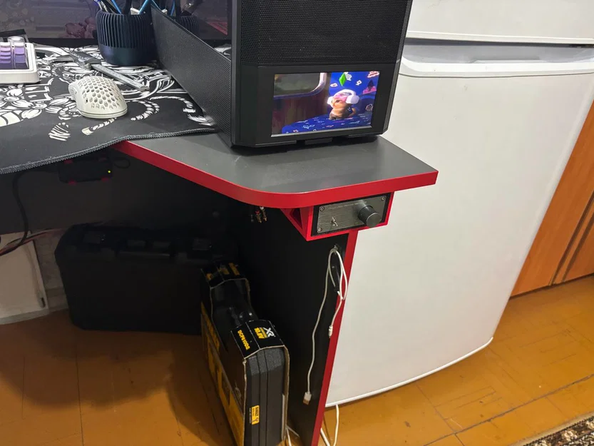 Giá treo âm ly HiFi BA100 dưới mặt bàn tiện lợi - Image 2