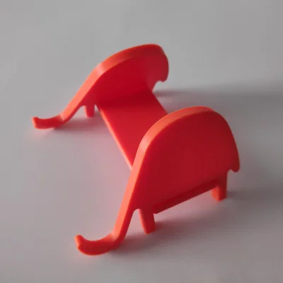 Giá đỡ điện thoại hình chú voi (print in place, không cần support)