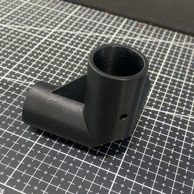 Khớp nối 3 ngả cho thanh gỗ 22mm có lỗ bắt vít - Thiết kế DIY chắc chắn