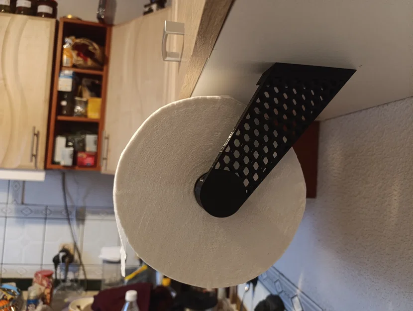 Giá Đỡ Khăn Giấy Lục Giác Hạng Nặng Có Con Lăn (Loại Lớn) - Image 1