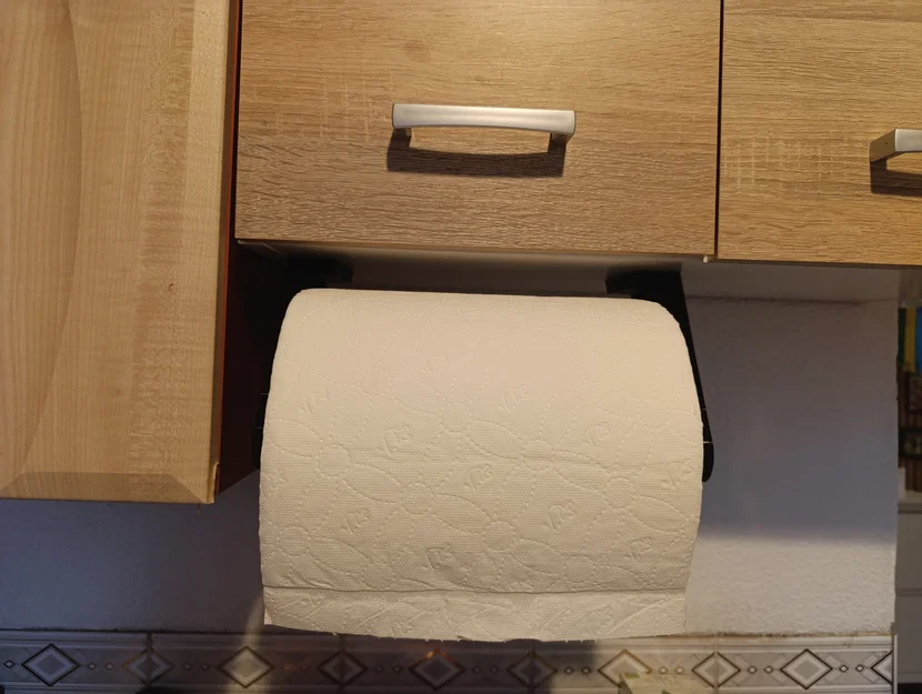 Giá Đỡ Khăn Giấy Lục Giác Hạng Nặng Có Con Lăn (Loại Lớn) - Image 2