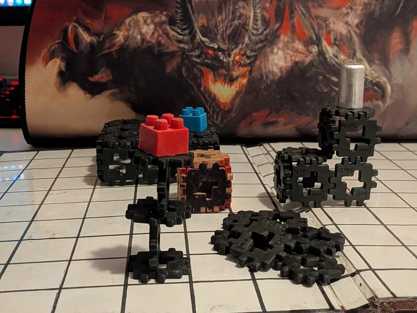 Hệ thống lắp ghép địa hình DND 1x1 inch linh hoạt cho game thủ - Image 1