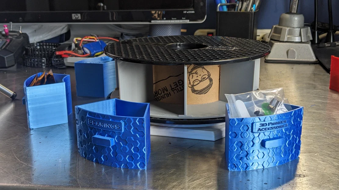 Tháp Lưu Trữ Cuộn In 3D Xoay Thông Minh - Image 1