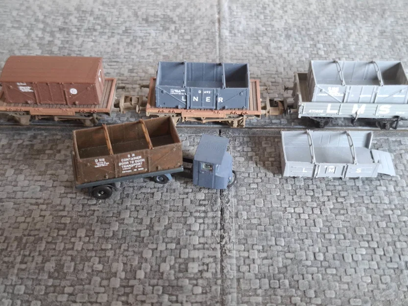 OIT - Container hở British D-type (1:148) - Image 1