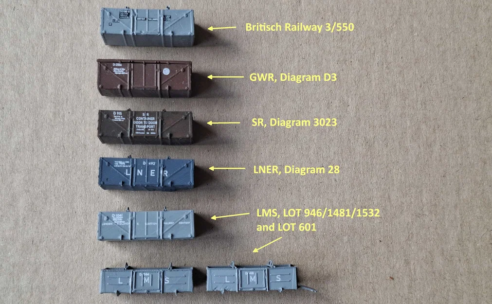 OIT - Container hở British D-type (1:148) - Image 2