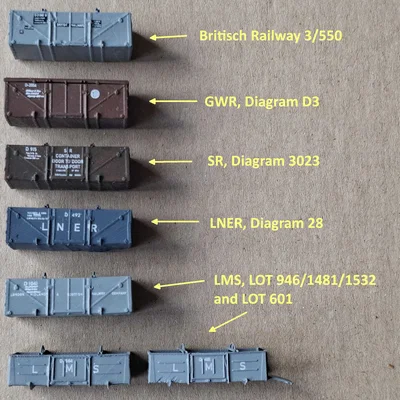 OIT - Container hở British D-type (1:148)