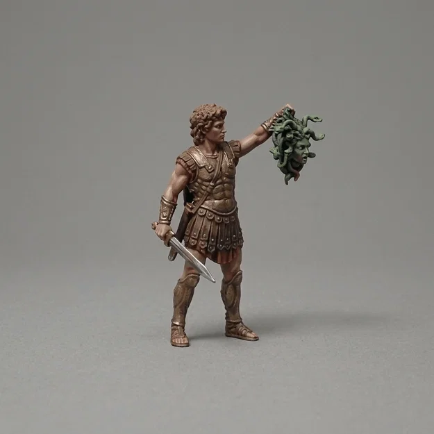 Mô hình 3D Clash of the Titans - Kraken đối đầu Medusa (1981) - Image 2