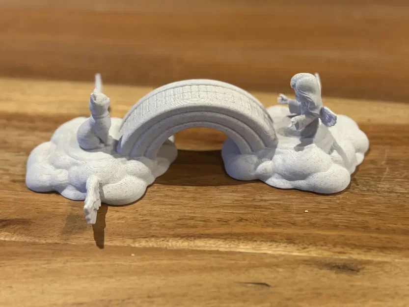 Rainbow Bridge – Mô hình trưng bày tưởng niệm Thú cưng hóa Thiên thần - Image 2