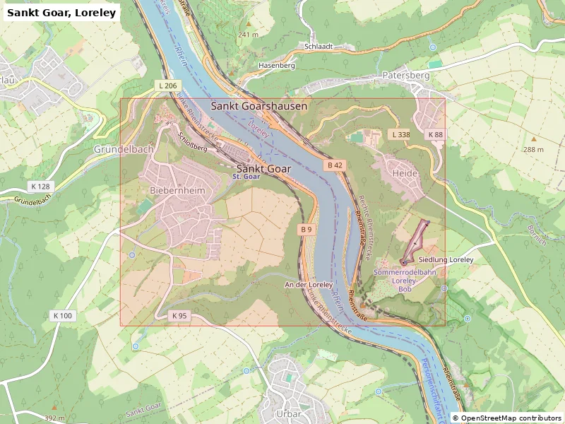 Sankt Goar, Loreley, Đức - Mô hình địa hình 3D thu nhỏ - Image 9