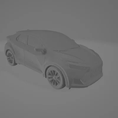 Mô hình 3D xe Toyota C-HR 2024 thiết kế đẹp cho in 3D