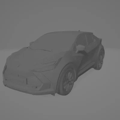 Mô hình 3D xe Toyota C-HR 2024 thiết kế đẹp cho in 3D