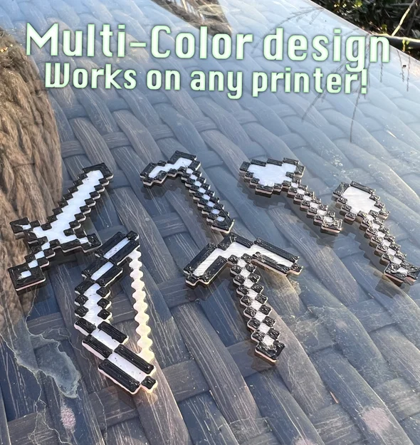 Bộ sưu tập dụng cụ Minecraft 3D - Trang trí siêu nhanh chỉ trong 15 phút - Image 2