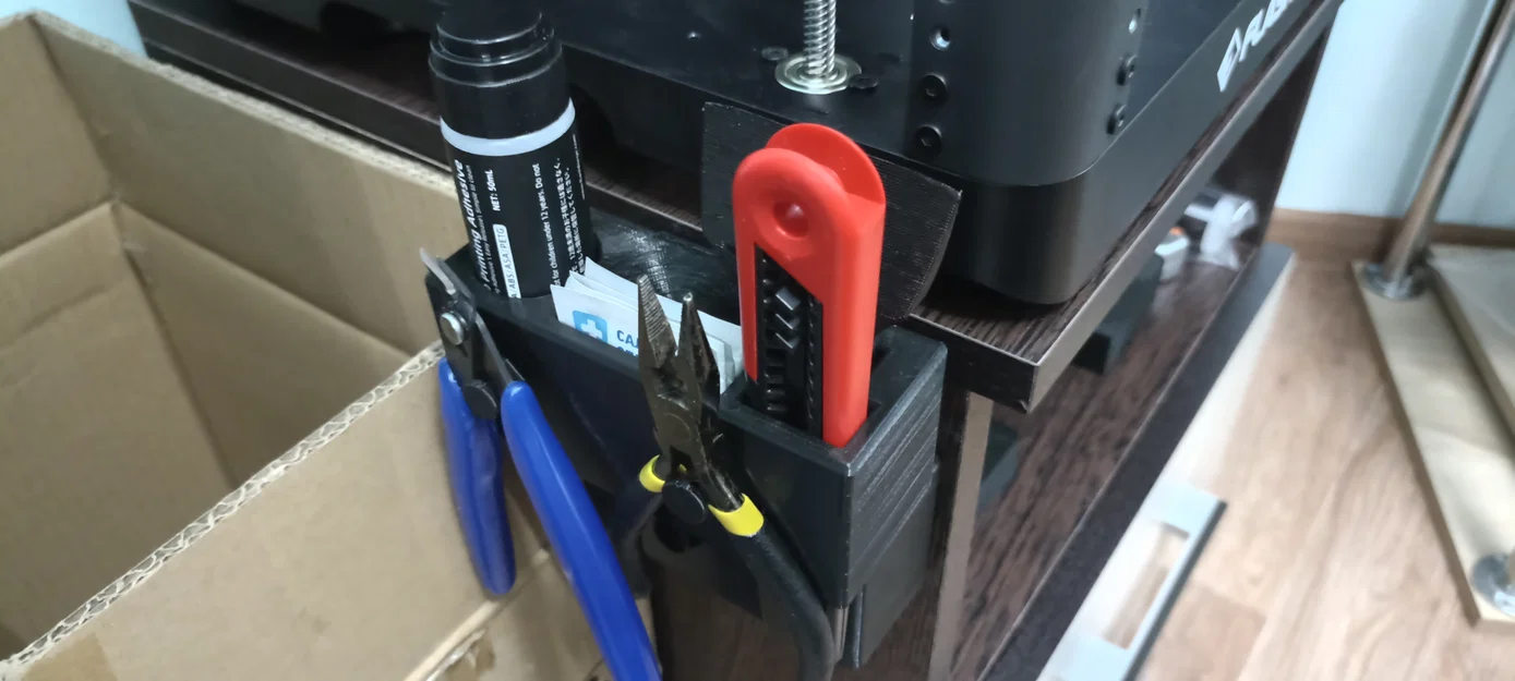 Khay treo dụng cụ in 3D đa năng - Giữ bàn làm việc gọn gàng - Image 1