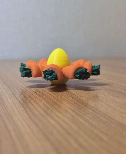 Fidget Spinner hình Trứng Cà rốt - Image 2