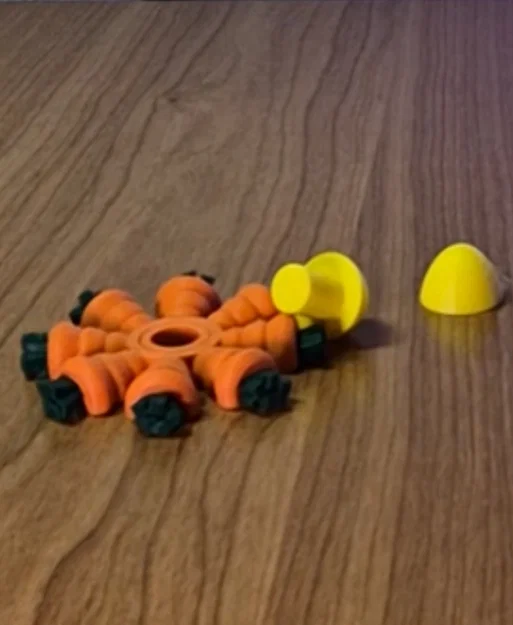 Fidget Spinner hình Trứng Cà rốt - Image 4