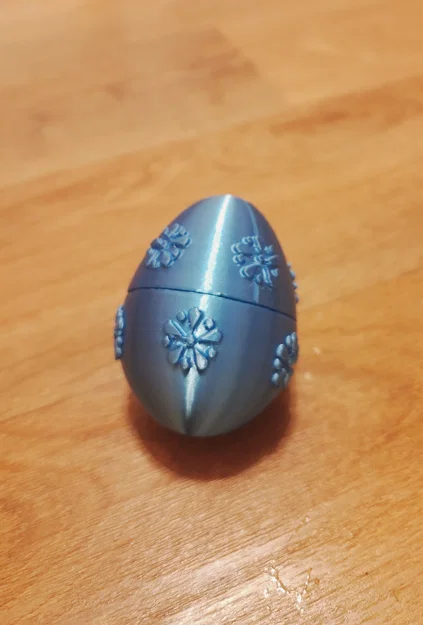 Quả trứng phục sinh in 3D (Easter egg) với họa tiết hoa văn nổi - Image 2