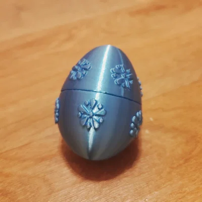 Quả trứng phục sinh in 3D (Easter egg) với họa tiết hoa văn nổi