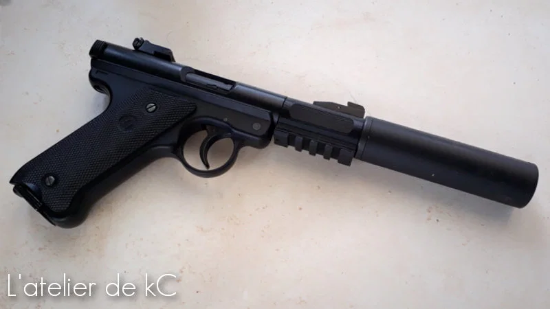 Bộ chuyển đổi ống giảm thanh có ray cho KJ MK1 - Image 1