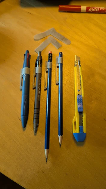 Kẹp Cài Bút Thay Thế Cơ Chế Zip Tie - Image 1