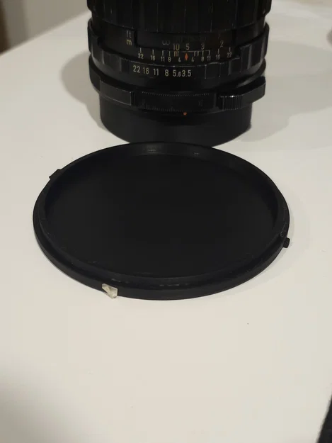 Nắp đậy ống kính (Lens cap) cho Pentax 6x7 55mm F3.5 in 3D - Image 3