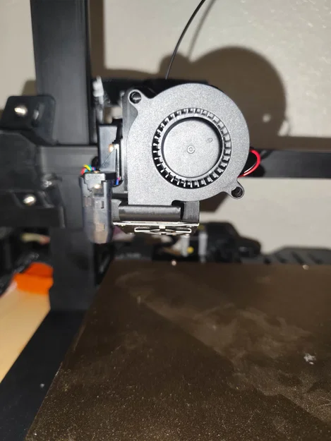 Remix: Giá đỡ quạt 5015 cho Sprite Extruder (Bản không cần ốc M4) - Image 1