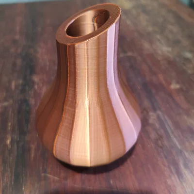 Bình Hoa Boho 3D In Kim Loại Hiện Đại Lotos