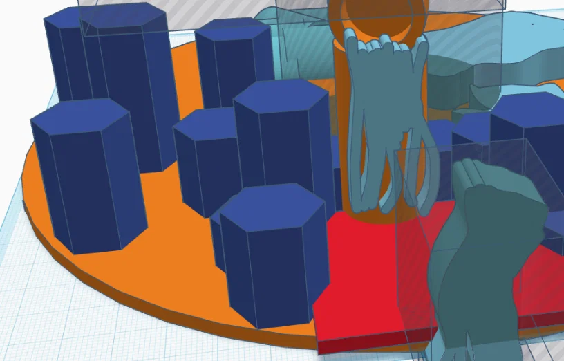 Mô hình trang trí thing for award - Thiết kế đa khối độc đáo - Image 1