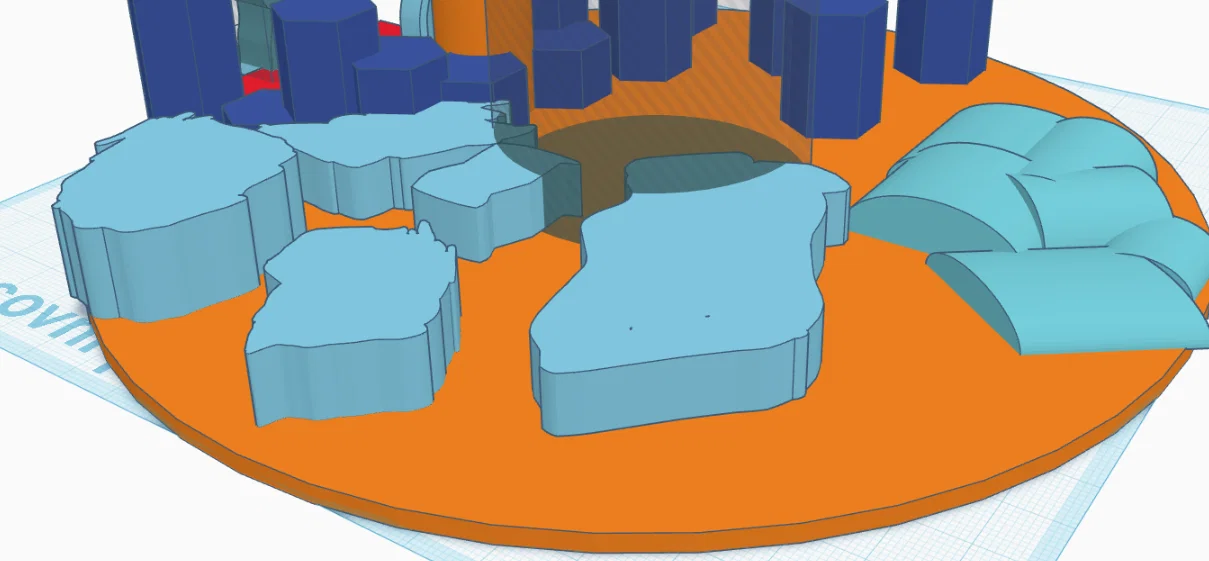 Mô hình trang trí thing for award - Thiết kế đa khối độc đáo - Image 3