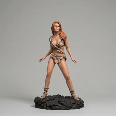Mô hình 3D Raquel Welch trong phim One Million Years B.C. 1966