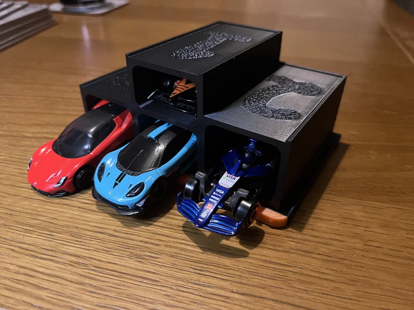 Bục nhận giải ba tầng cho xe mô hình 1/64 (Matchbox, Hot Wheels...) - Image 2