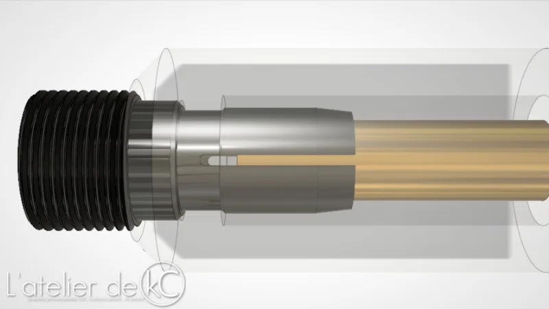 Adapter gắn giảm thanh cho KJ MK2 - Image 2