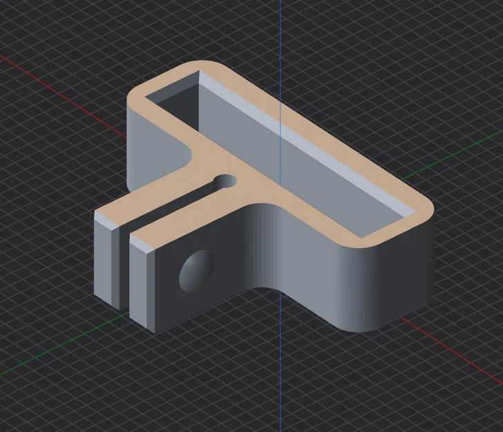 Thanh treo đầu tuýp 1/4 inch (Socket Rail) cải tiến tự in 3D - Image 1