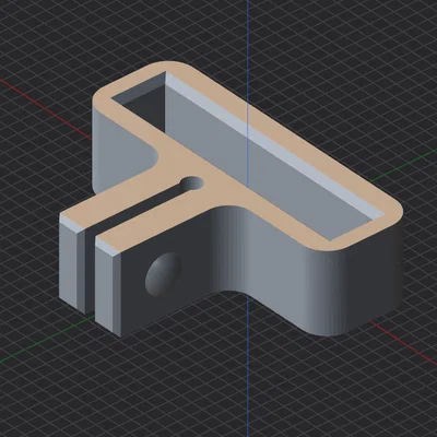 Thanh treo đầu tuýp 1/4 inch (Socket Rail) cải tiến tự in 3D