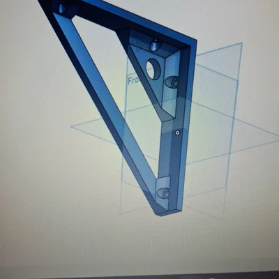 Ke đỡ kệ treo tường 180mm chắc chắn, dễ in 3D tại nhà