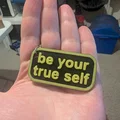 Móc khóa PMA Be Your True Self - Tặng phẩm truyền cảm hứng - Thumbnail 1