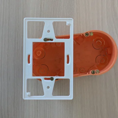 Adapter gắn Sonoff NSPanel Pro 120 cho đế âm tường 68mm