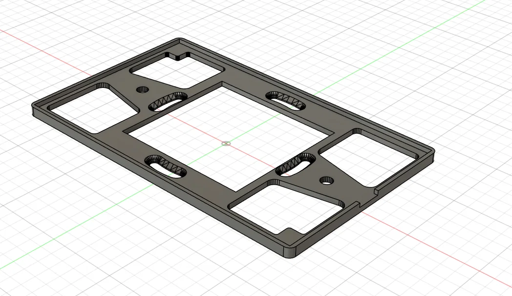 Khung chuyển đổi Adapter cho Sonoff NSPanel chuẩn đế âm EU - Image 1