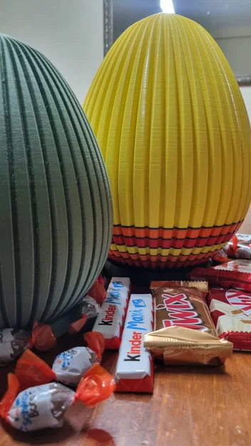 Mẫu in 3D quả trứng Phục sinh (Easter Egg) có nắp đáy tiện lợi - Image 1