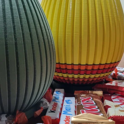 Mẫu in 3D quả trứng Phục sinh (Easter Egg) có nắp đáy tiện lợi