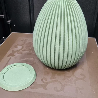Mẫu in 3D quả trứng Phục sinh (Easter Egg) có nắp đáy tiện lợi