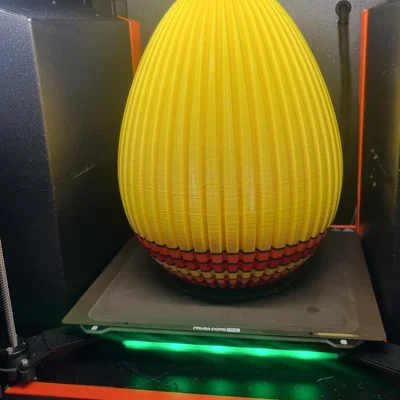 Mẫu in 3D quả trứng Phục sinh (Easter Egg) có nắp đáy tiện lợi