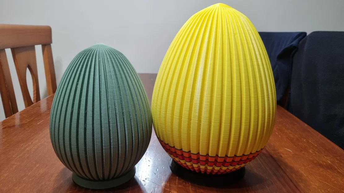 Mẫu in 3D quả trứng Phục sinh (Easter Egg) có nắp đáy tiện lợi - Image 6